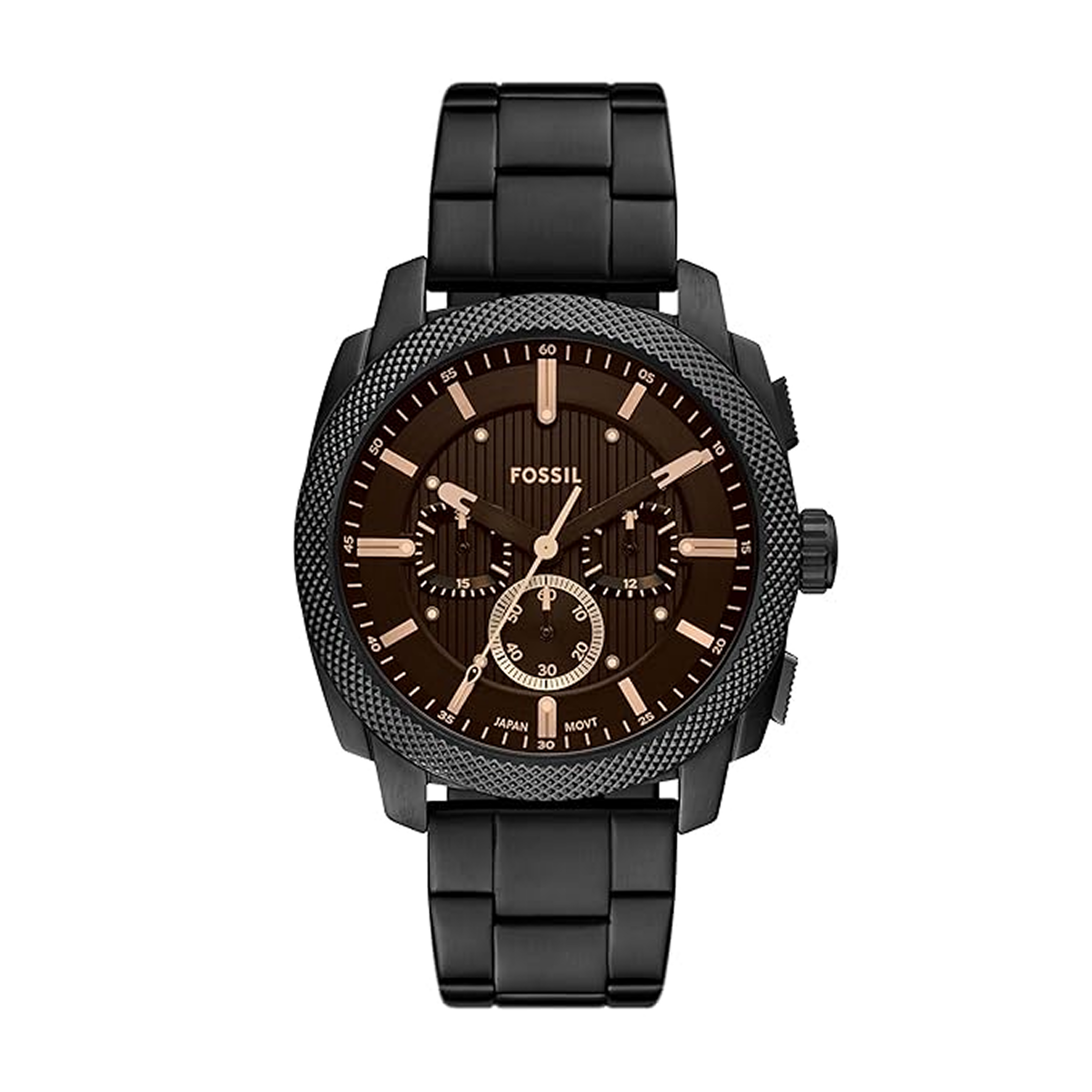 Foossiil Men Brown Dial Chronograph Watch ChronoMist