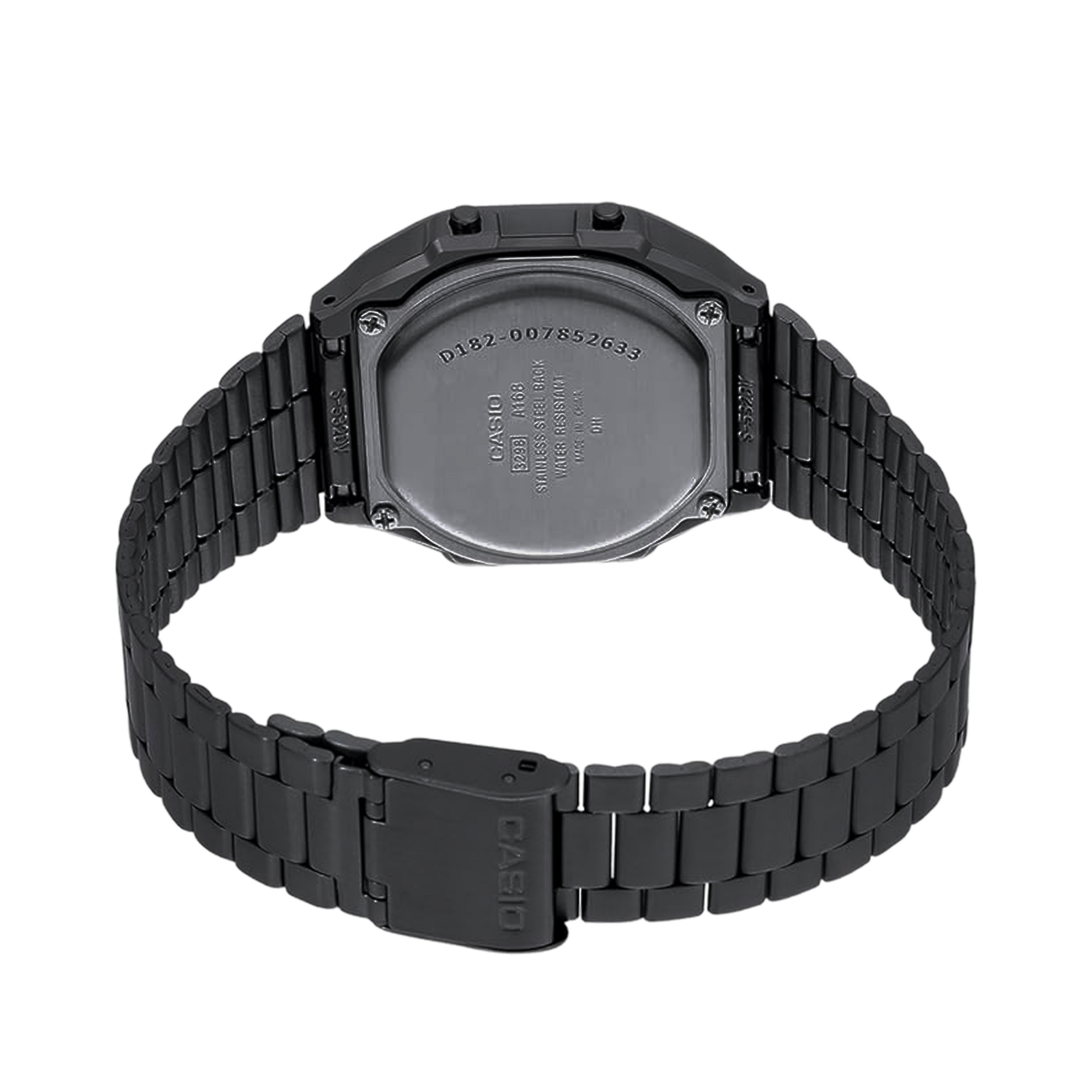 Cassiio Black Digital Watch – Illuminator, Alarm, Chronograph, Water Resistant ChronoMist