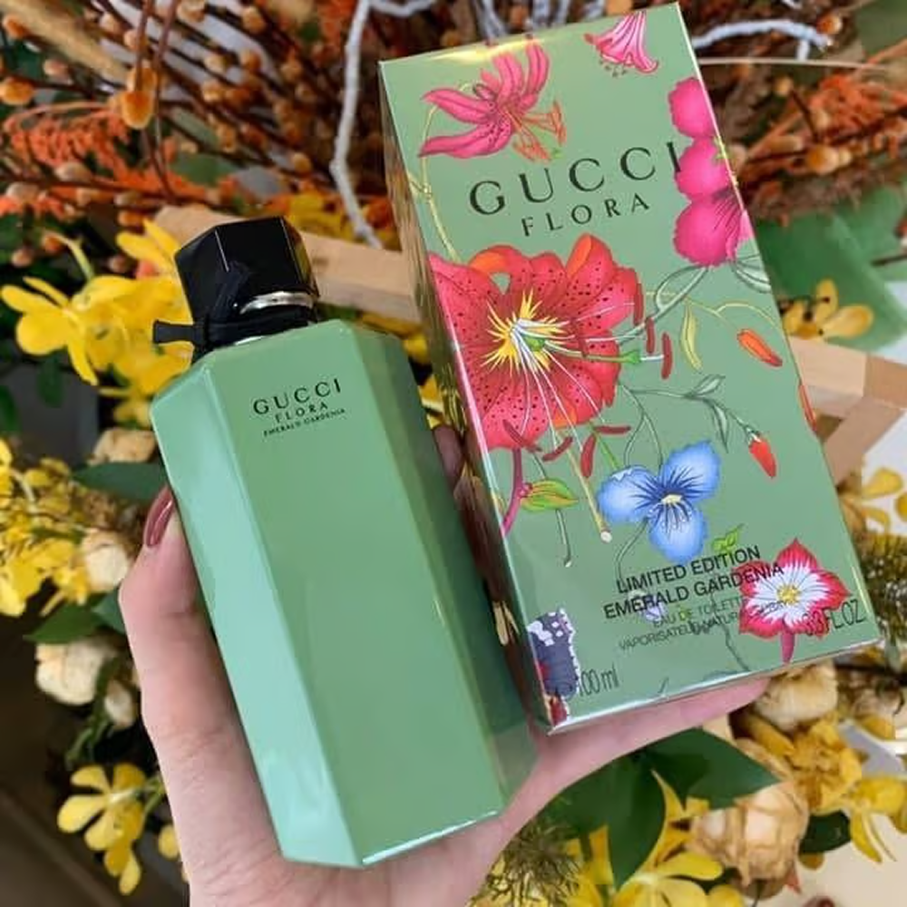 Gucccii Flora Emerald Gardenia Eau de Toilette for Women | 100ml ChronoMist