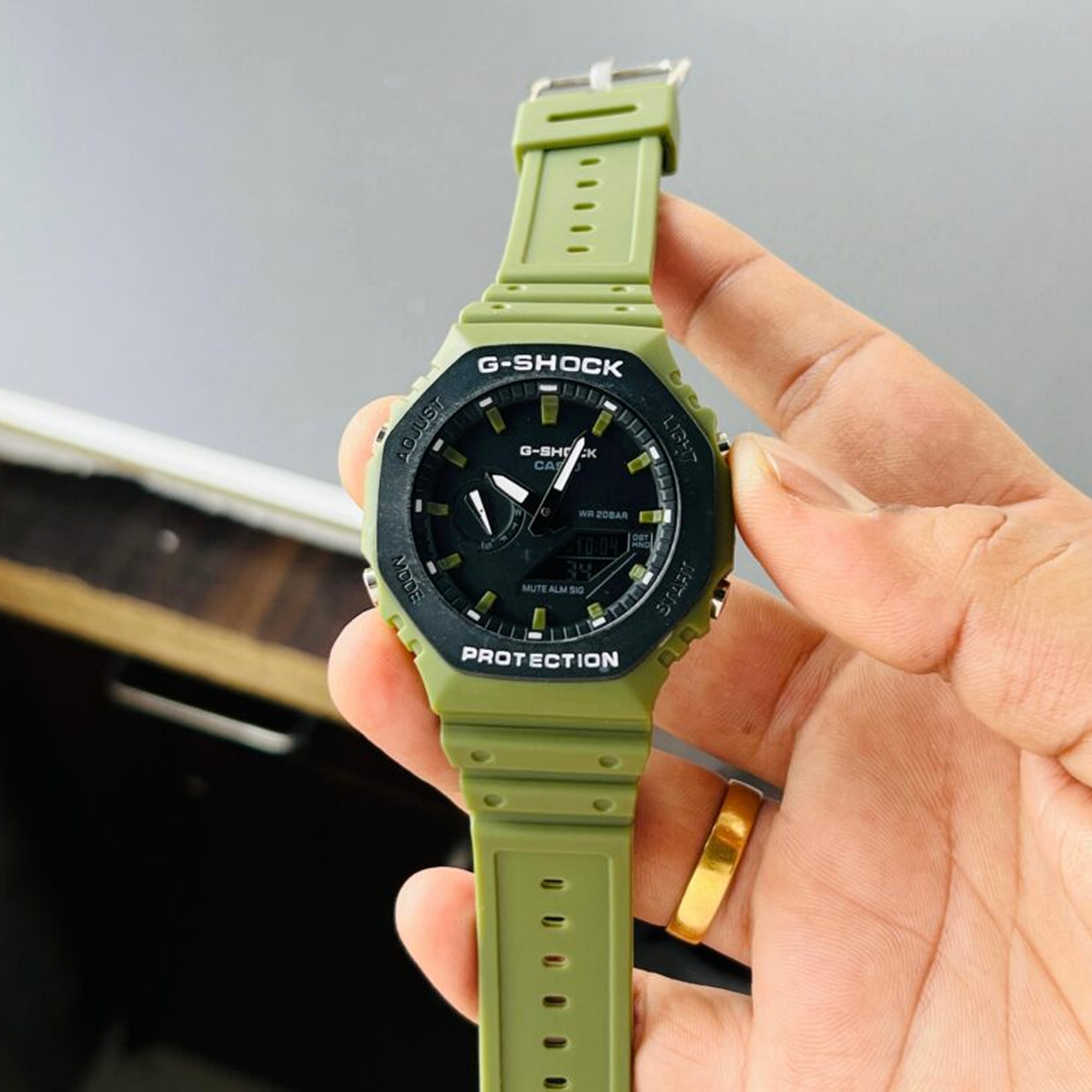 Cassiio G-Shhoock Bluetooth Solar Watch – Navy Blue, Carbon Core Guard, 200M Water Resistant ChronoMist