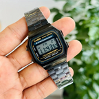 Cassiio Black Digital Watch – Illuminator, Alarm, Chronograph, Water Resistant ChronoMist