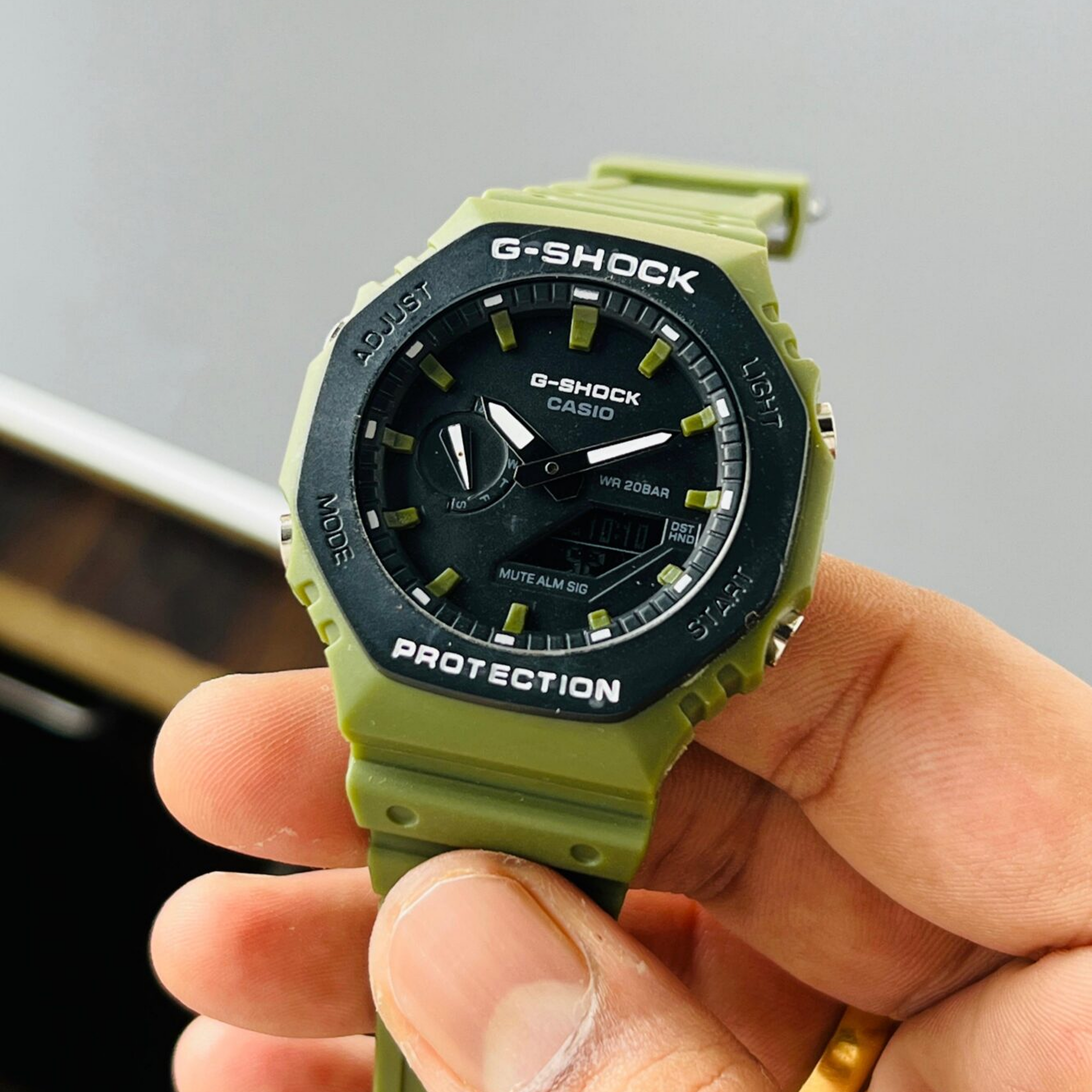 Cassiio G-Shhoock Bluetooth Solar Watch – Navy Blue, Carbon Core Guard, 200M Water Resistant ChronoMist