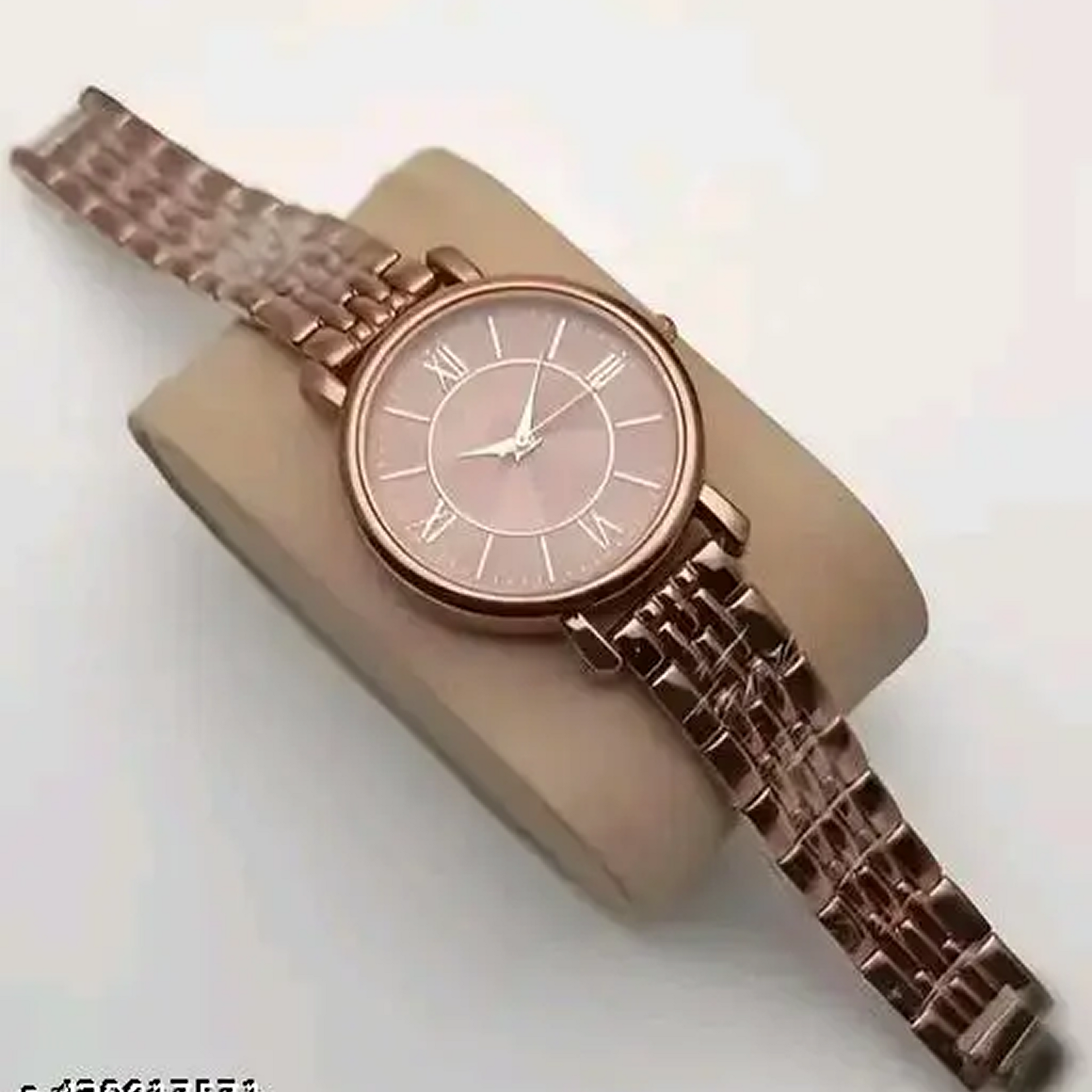 Foossiil Jacqueline Brown Dial Brown Steel Strap Watch for Women ChronoMist