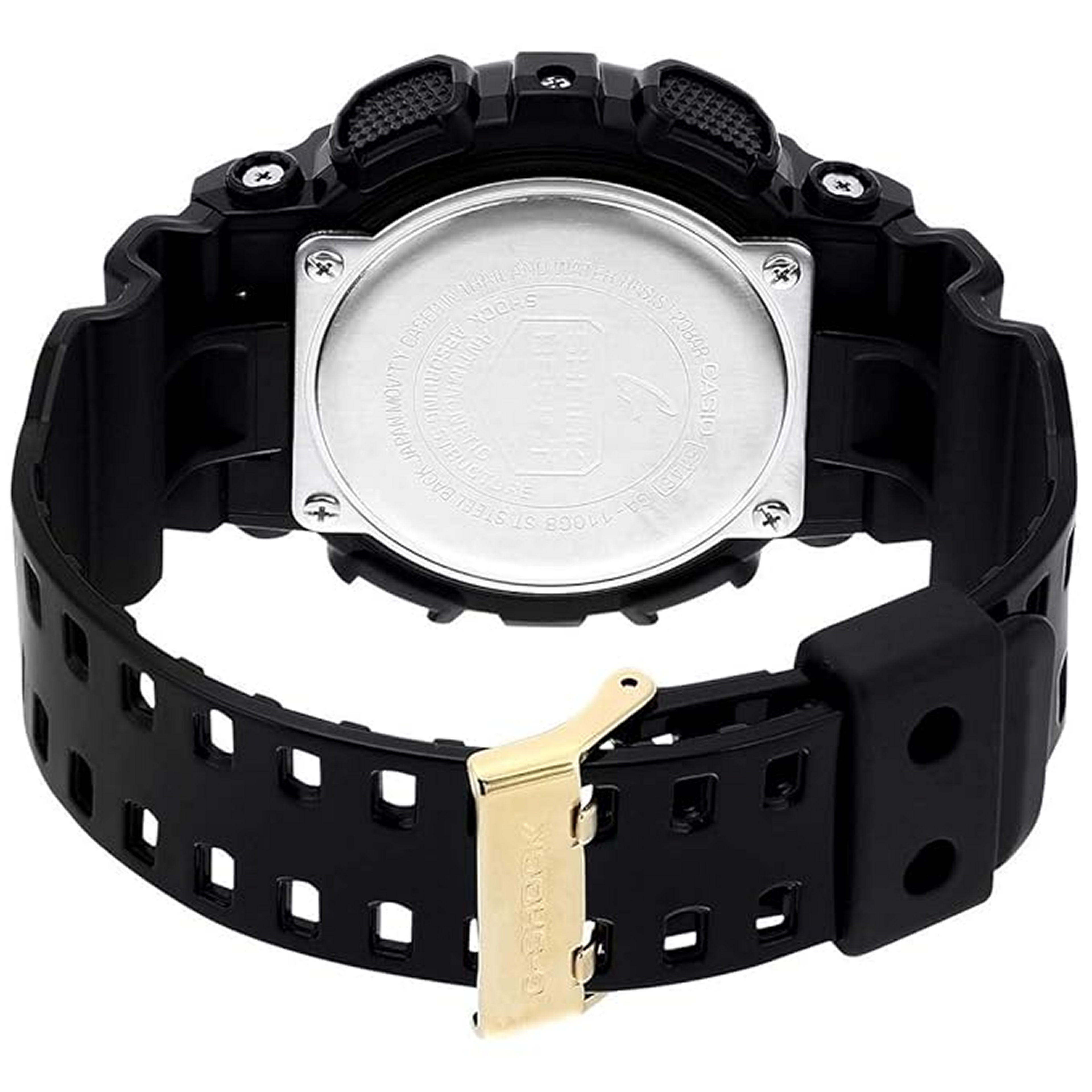 Cassiio G-SHHOOCK Black & Gold Analog-Digital Watch ChronoMist