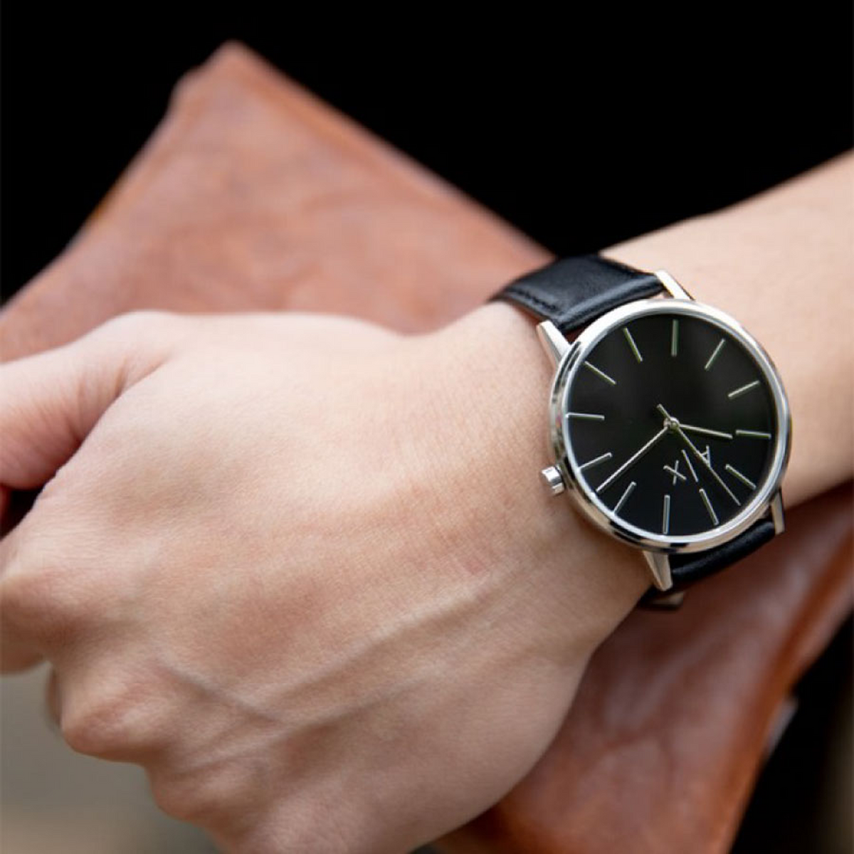 fossiiill Machine Chronograph Brown Leather Watch ChronoMist
