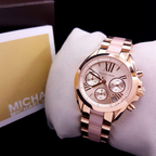 Michaeel Koorrs Analog Rose Dial Women's Watch ChronoMist