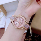 Michaeel Koorrs Analog Rose Dial Women's Watch ChronoMist