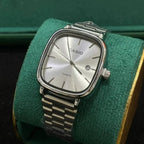 Cassio Quartz Watch Vintage Pearl Silver ChronoMist
