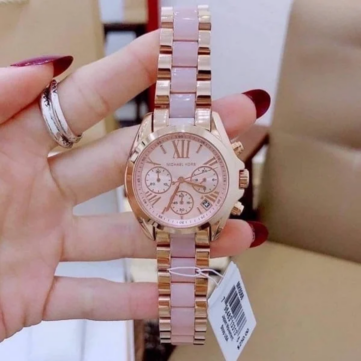 Michaeel Koorrs Analog Rose Dial Women's Watch ChronoMist