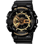 Cassiio G-SHHOOCK Black & Gold Analog-Digital Watch ChronoMist